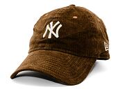 Kappe New Era - MLB Premium Cord 9TWENTY - NY Yankees - Walnut