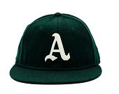Kappe New Era - MLB Heritage 9FIFTY Retro Crown - Oakland Athletics - Kelly Green / White