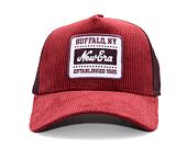 Kappe New Era - Buffalo Patch Cord 9FORTY Trucker - Burgundy