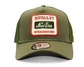 Kappe New Era - Buffalo Patch 9FORTY Trucker - New Olive
