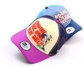 Kappe New Era - Baseball Graphic 9FORTY Trucker - Burgundy / Blue