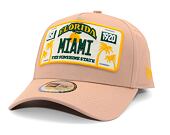 Kappe New Era - License Plate 9FORTY A-Frame - Light Brown