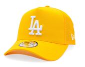Kappe New Era - MLB Essential 9FORTY Trucker - LA Dodgers - Grilled Yellow / Blue