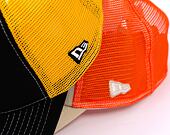 Kappe New Era - Summer Patch 9FORTY Trucker - Black / Grilled Yellow