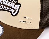Kappe New Era - Motosport 9FORTY Trucker - Cream / Brown