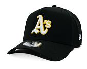 Kappe New Era - MLB World Series Patch 9FORTY A-Frame - Oakland Athletics - Black / Gold