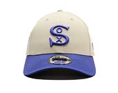 Kappe New Era - MLB World Series Patch 9FORTY - Chicago White Sox - Cream / Blue