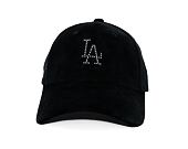 Damen Kappe New Era - MLB Diamante Velour 9FORTY - LA Dodgers - Black