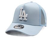 Kinderkappe New Era - MLB Essential 9FORTY Trucker - LA Dodgers - Pastellblau / Navy