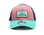 Kinder Kappe New Era - Outdoor 9FORTY TRUCKER - Pink / Teal