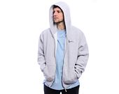 Pullover Karl Kani Chest Signature Essential Os Zip Hoodie ash grey