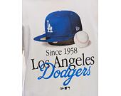T-Shirt New Era - MLB Script Graphic Tee - LA Dodgers - Off White