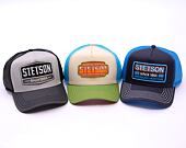 Kappe Stetson - Trucker Cap Lightning - Green/Light Khaki