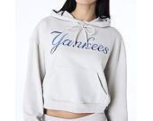Damen Pullover New Era - MLB Floral Graphic Crop Hoodie - NY Yankees - Stone