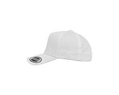 Kappe Yupoong 5-Panel Curved Classic Snapback white