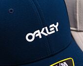 Kappe Oakley - 6 Panel Stretch Metallic Hat - Team Navy