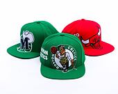 Kappe Mitchell & Ness - Boston Celtics - Big Time Snapback - Green