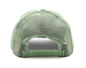 Kappe New Era - Branded Oval Foam Patch 9FORTY Trucker - White / Green