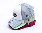 Kappe New Era - Branded Oval Foam Patch 9FORTY Trucker - White / Green