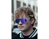 Sonnenbrille Oakley - BXTR Metal - Matte clear/Prizm Violet