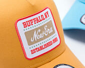 Kappe New Era - Branded Buffalo Patch 9FORTY Trucker - Stone