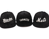 Kappe New Era - "MLB 59FIFTY Day - Velour" - NY Yankees Retro - Black