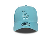 Kappe New Era - MLB League Essential 9FORTY Trucker - LA Dodgers - Blue