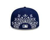 Kappe New Era - MLB Paisley Bandana 59FIFTY - LA Dodgers - Dark Royal