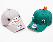 Kinder Kappe New Era - Monster Face 9FORTY - Emerald Green