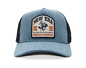 Kappe New Era - Western Rodeo Denim Patch 9FORTY Trucker - Himmelblau / Marine