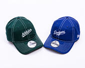 Kappe New Era - MLB Contrast Stitch 9TWENTY - Oakland Athletics - Dark Green / White