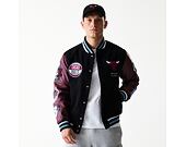 Jacke New Era - NBA Patch Varsity Jacket - Chicago Bulls - Black