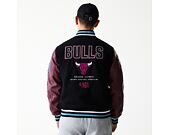 Jacke New Era - NBA Patch Varsity Jacket - Chicago Bulls - Black