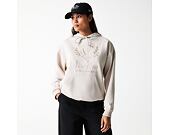 Damen Pullover New Era - Crest Hoodie - Stone