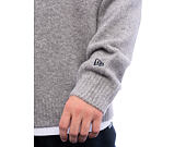 Strickpullover New Era - Branded Script Knit Sweater - Heather Grey