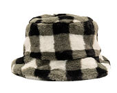 Kangol - Faux Fur Bucket - Black Check
