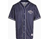 Trikot Karl Kani - Kani Pinstripe Baseball Jersey - Blue