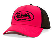 Kappe Von Dutch - Trucker - Rubber Logo Pink/Black