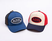 Kappe Von Dutch - Trucker - Classic Logo - Beige/Navy/Red
