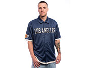 Trikot New Era - NBA Button Jersey Shirt - LA Lakers - Muted Indigo