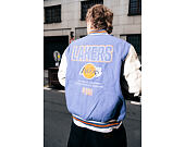 Jacke New Era - NBA Patch Varsity Jacket - LA Lakers - Muted Indigo
