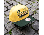 Kappe Mitchell & Ness - Harvest Gold Pro Crown - Seattle Supersonics - Gold/Green
