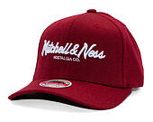 Kappe Mitchell & Ness - Branded Pinscript Classic Red - Burgundy / White