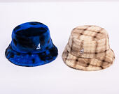 Kangol - Faux Fur Bucket - Blue Iridescent Clouds