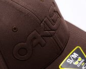 Kappe Oakley - 6 Panel Stretch Hat Embossed - Cocoa Brown