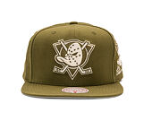 Kappe Mitchell & Ness - NHL Fashion Basic Snapback Vntg - Anaheim Ducks - Olive