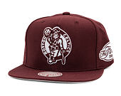Kappe Mitchell & Ness - NBA Fashion Basic Snapback - Boston Celtics - Dark Purple