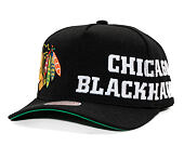 Kappe Mitchell & Ness - NHL Busted Pro - Chicago Blackhawks - Black