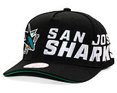 Kappe Mitchell & Ness - NHL Busted Pro - San Jose Sharks - Black
