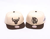 Kappe Mitchell & Ness - NBA Fashion Basic 2T Snapback - Chicago Bulls - Cream